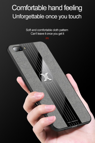 Чохол протиударний XINLI Stitching Cloth на OPPO A3 - коричневий