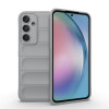 Силиконовый чехол Magic Flannel для Samsung Galaxy A55 5G - серый