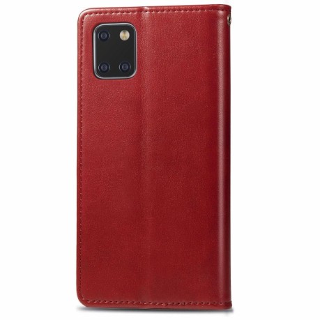 Чохол-книжка Retro Solid Color на Samsung Galaxy Note10 Lite / A81 / M60s -червоний