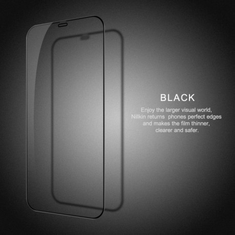 Защитное стекло Nillkin (CP+PRO) для iPhone 12/12 Pro - черное