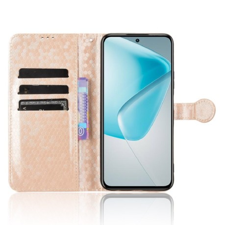 Чохол-книжка Honeycomb Dot для Infinix Hot 50 Pro+ 4G - золотий
