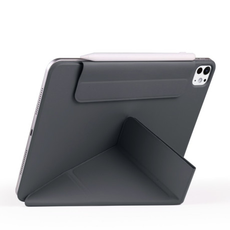 Чехол-книжка Fixed Buckle Magnetic Demation Leather для iPad Pro 13 2024 - черный