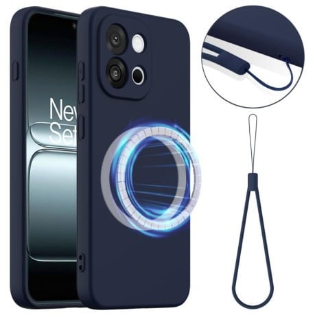 Силіконовий чехол Shockproof Silicone Magsafe для OnePlus 13T - синій