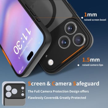 Чехол Tech-Protect BasicMag MagSafe на iPhone 17 Pro Max - Matte Black