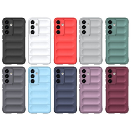 Силіконовий чохол Magic Flannel для Samsung Galaxy S24 5G - білий