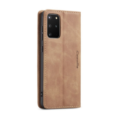 Кожаный чехол CaseMe-013 Multifunctional на Samsung Galaxy S20 Plus - коричневый