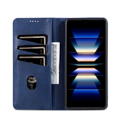 Чохол-книжка AZNS Magnetic Calf на Xiaomi Redmi Note 14 Pro 5G/Poco X7 - синій