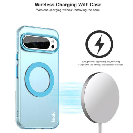 Протиударний чохол IMAK Candy Series Shockproof MagSafe для Google Pixel 9 Pro XL - синій