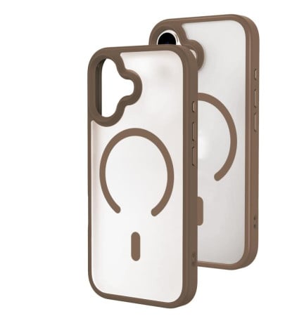 Чехол Oil-spray Skin Feel MagSafe гибрид на iPhone 17 - Gold