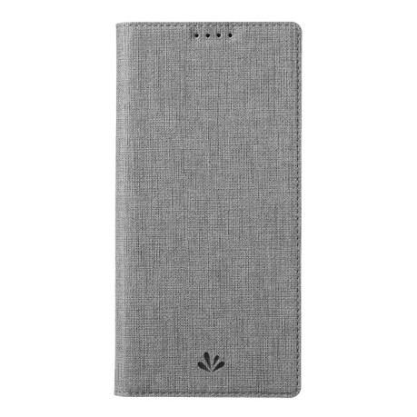 Чохол-книжка ViLi Texture на Samsung Galaxy A03s - сірий