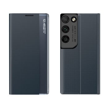 Чохол-книжка Clear View Standing Cover Samsung Galaxy S21 Ultra - темно-синій