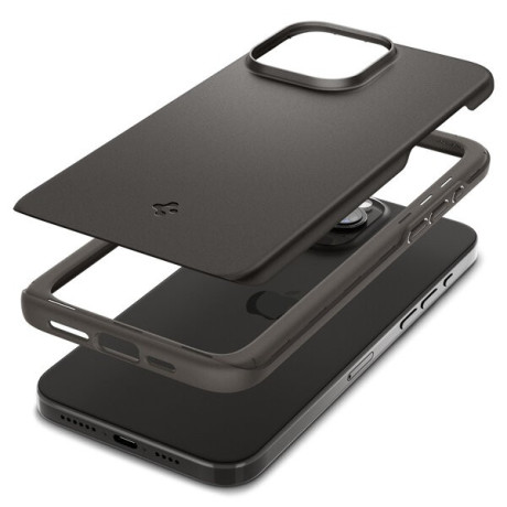 Оригинальный чехол Spigen Thin Fit для iPhone 15 Pro Max - Gunmetal