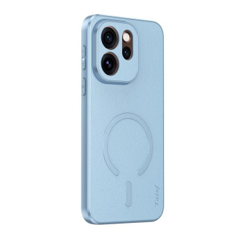 Чохол Escase з еко-шкіри з магнітним кріпленням на OPPO Reno15 Pro 5G Global — синій