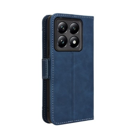 Чехол-книжка Skin Feel Calf на Xiaomi 14T - синий