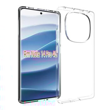 Противоударный чехол Waterproof Texture для Xiaomi Redmi Note 14 Pro 4G - прозрачный