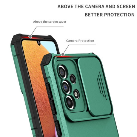 Протиударний чохол Stereoscopic Holder для Samsung Galaxy A33 5G - зелений