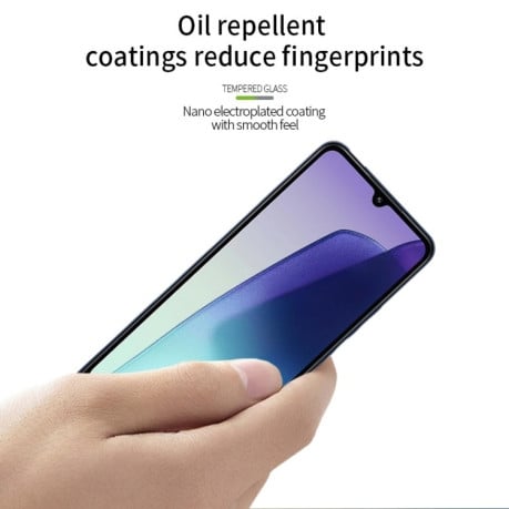 Защитное стекло MOFI 9H 3D Full Screen на Xiaomi Redmi 14C/Poco C75 - черное