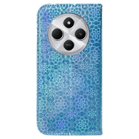 Чехол-книжка Solid Color Colorful на Xiaomi Redmi 14C 4G/Poco C75/Redmi A4 5G - синий