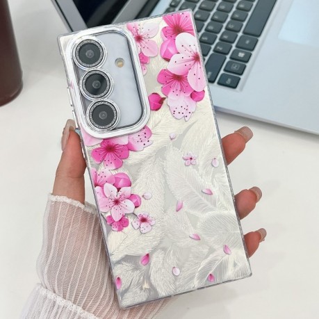 Протиударний чохол Flowers and Plants Series для Samsung Galaxy S25+ 5G - Peach Blossom