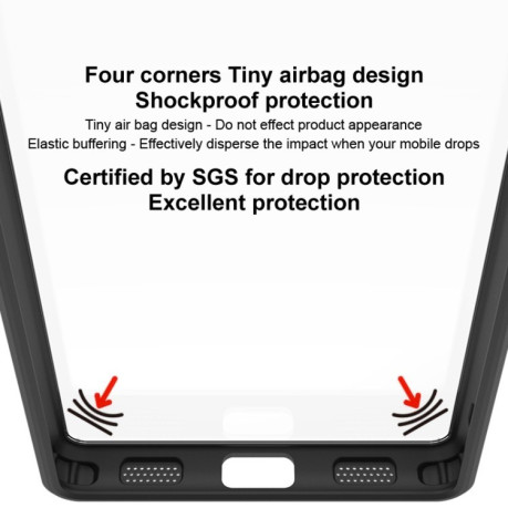 Ударозащитный чехол imak UX-9A Series Four-corner Airbag Shockproof на Google Pixel 8 Pro - черный
