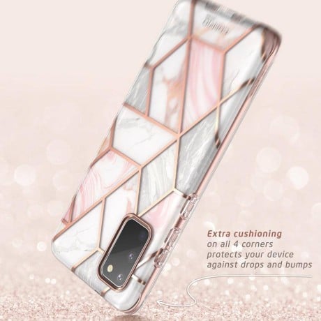 Двухсторонний чехол Supcase Cosmo для Samsung Galaxy S20 Fe Marble