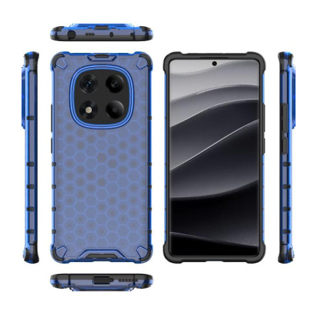 Противоударный чехол Honeycomb на Xiaomi Redmi Note 14 Pro 4G - синий
