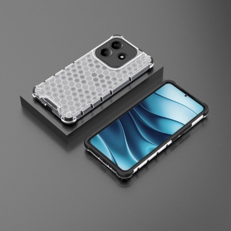 Протиударний чохол Honeycomb на Xiaomi Redmi Note 14 5G - білий