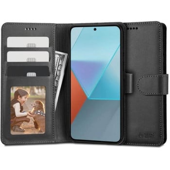 Чохол-книжка Tech-Protect Wallet на Xiaomi Redmi Note 13 4G - Black