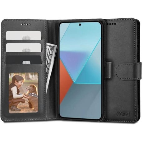 Чохол-книжка Tech-Protect Wallet на Xiaomi Redmi Note 13 4G - Black