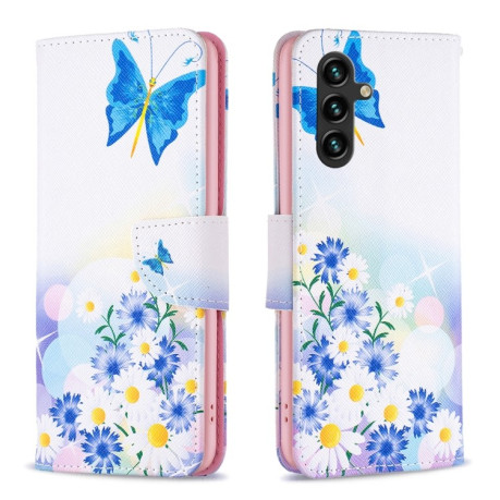 Чехол-книжка Colored Drawing Pattern для Samsung Galaxy A56 5G - Love