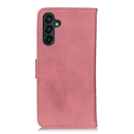 Чохол-книжка KHAZNEH Cowhide Texture для Samsung Galaxy A35 5G - рожевий