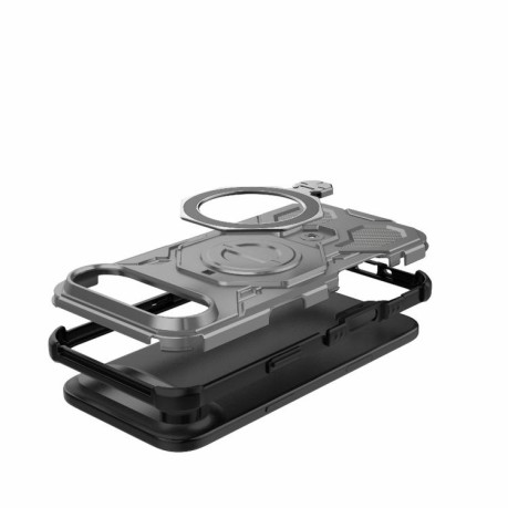 Противоударный чехол J-20 Solid Color MagSafe Magnetic на iPhone Air - серый