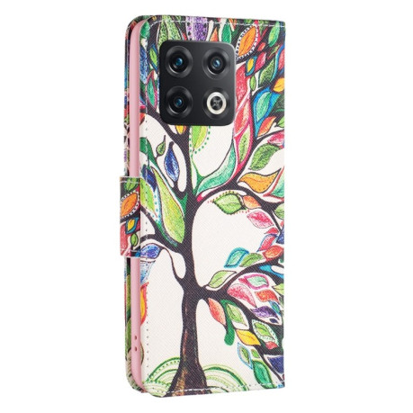 Чохол-книжка Colored Drawing Pattern для OnePlus 10 Pro 5G - Tree Life