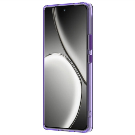 Противоударный чехол Candy Magsafe PC Hybrid TPU для Realme GT 6 Global - фиолетовый