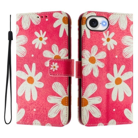 Чохол-книжка Colored Drawing Pattern для iPhone 16e - кольоровий