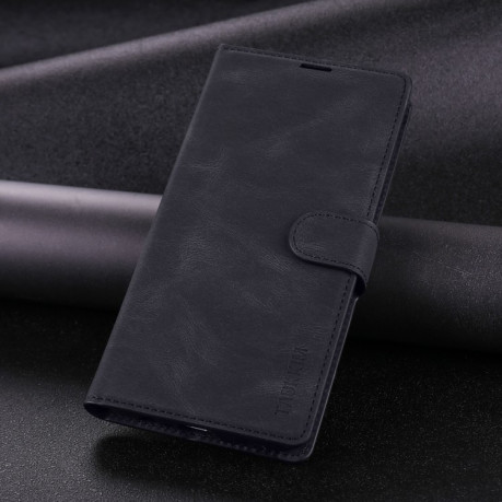 Чехол-книжка TAOKKIM Calf Texture для Samsung Galaxy S22 Ultra 5G - черный
