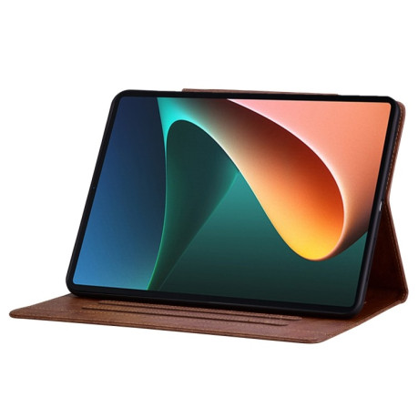 Чохол-книжка Cat Buckle Leather на Xiaomi Pad 7/7 Pro - коричневий