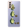 Чохол Painted Pattern для Samsung Galaxy S22 5G - Avocado