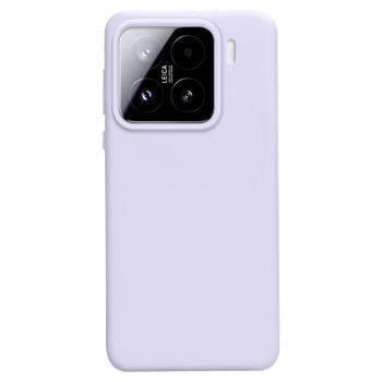 Силиконовый чехол Solid Color Liquid на Xiaomi 15 - фиолетовый