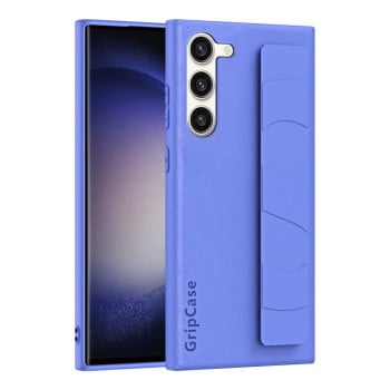 Чехол Skin Elastic Wrist Grip Back Cover для Samsung Galaxy S24 5G - фиолетовый