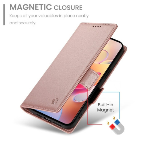 Чохол-книжка Side Buckle Magnetic Frosted Leather для Samsung Galaxy A26 5G - рожеве золото