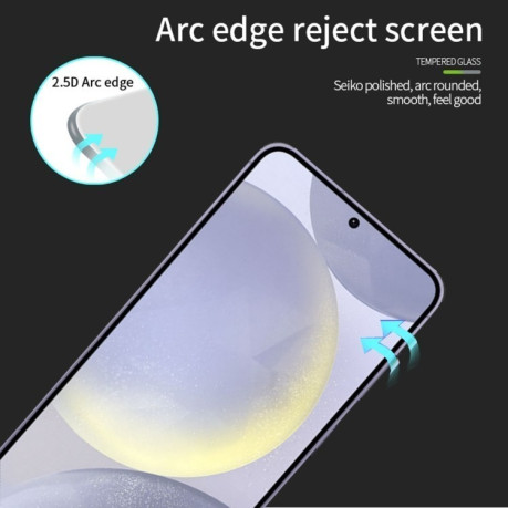 Защитное стекло MOFI 9H 3D Full Screen на Samsung Galaxy S25 5G - черное