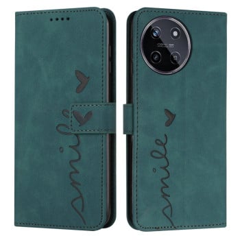 Чохол-книжка в стилі Retro м'яке покриття Skin Feel серія Amile на Realme 11 4G Global - зелений