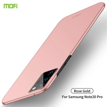 Ультратонкий чехол MOFI Frosted на Samsung Galaxy Note20 Ultra - розовое золото