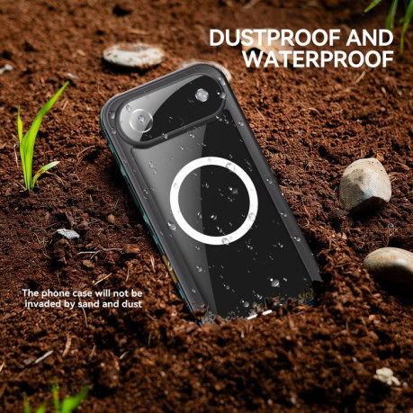 Протиударний чохол RedPepper IP68 Waterproof MagSafe для iPhone Air - чорно-синій