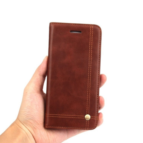 Кожаный чехол-книжка Retro Crazy Horse Texture для Samsung Galaxy S8 / G950-коричневый