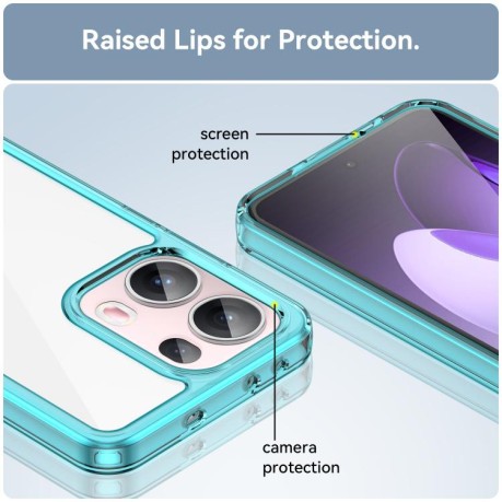 Протиударний чохол Colorful Acrylic Series для OPPO Reno13 Pro - синій