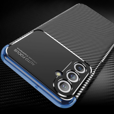 Ударозащитный чехол HMC Carbon Fiber Texture на Samsung Galaxy M34 5G - черный
