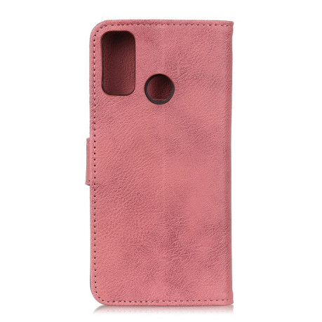 Чохол-книга KHAZNEH Cowhide Texture Samsung Galaxy A21s - рожевий