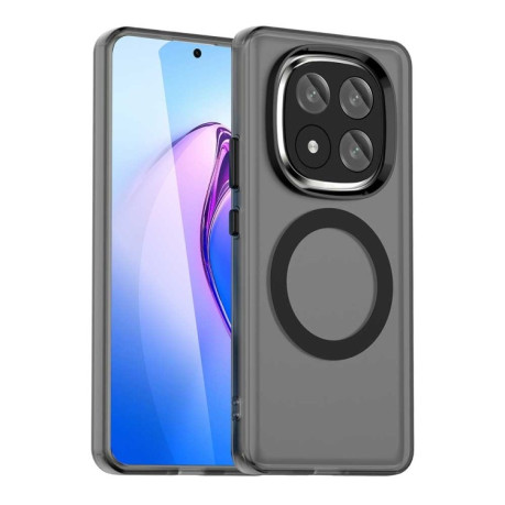 Противоударный чехол MagSafe Holder PC Hybrid для Xiaomi Redmi Note 14 Pro+ 5G - черный